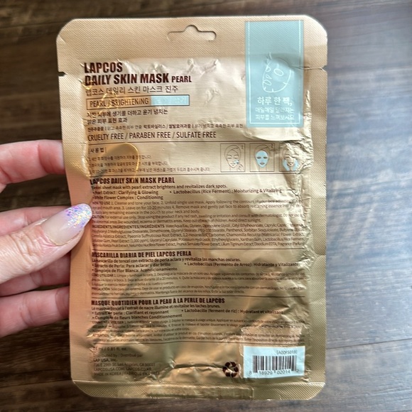 LAPCOS Brightening Sheet Mask - PEARL - Picture 4 of 9